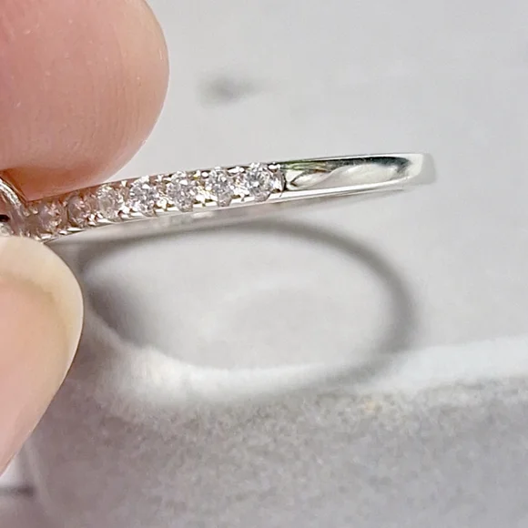 SALE-12 HOURS ONLY! 2 CARAT CERTIFIED MOISSANITE  RING size 7.5 FLAWLESS - Picture 11 of 14